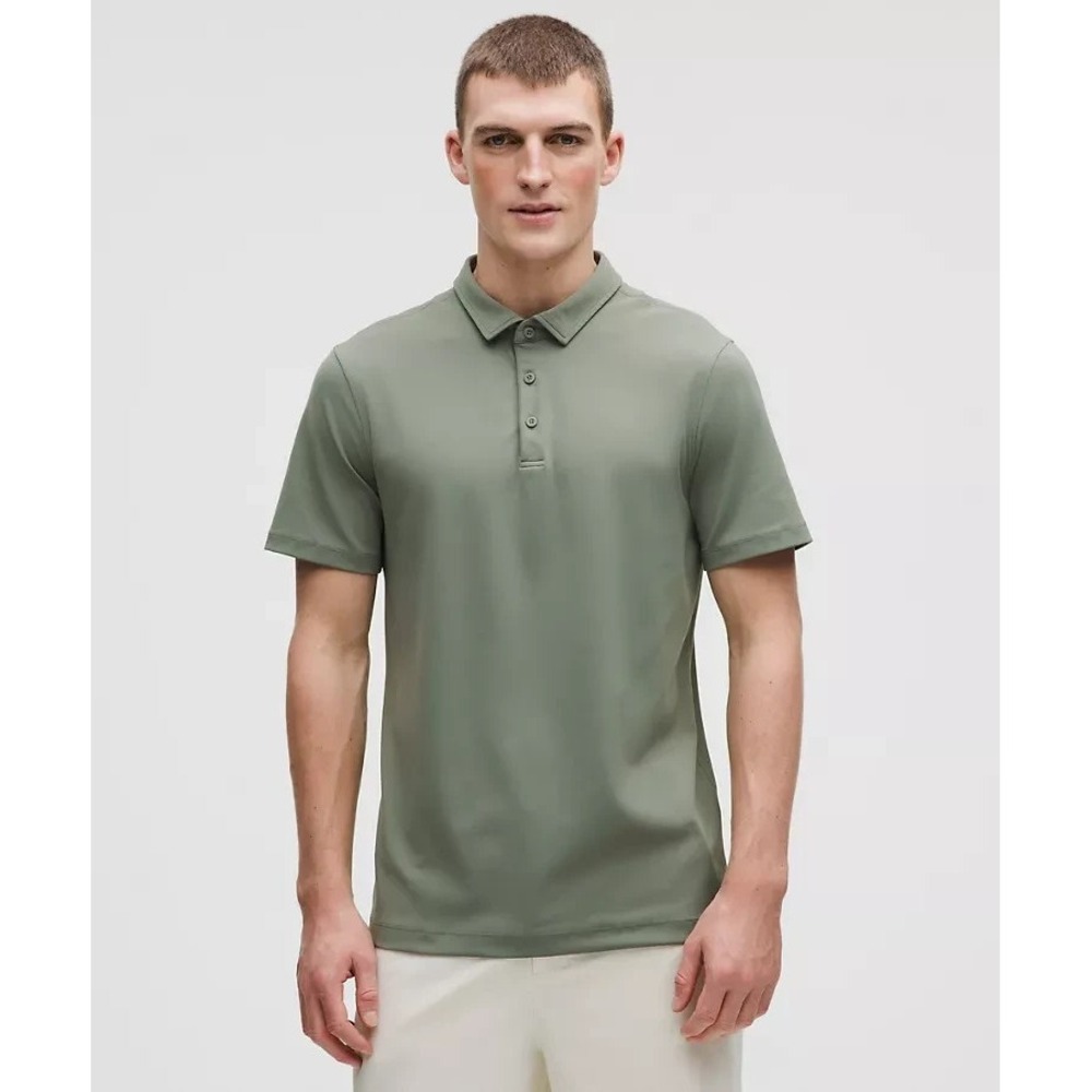 Lululemon ShowZero Slim-Fit Polo Shirt in‎ Willow Leaf Men Small Golf NWT $98